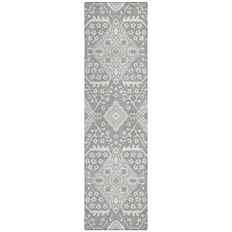 Machine Washable Indoor/ Outdoor Chantille Traditional Rug