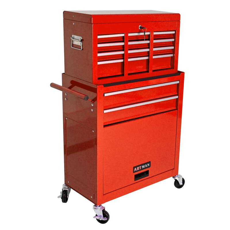 High Capacity Rolling Tool Chest with Wheels and 8 Drawers