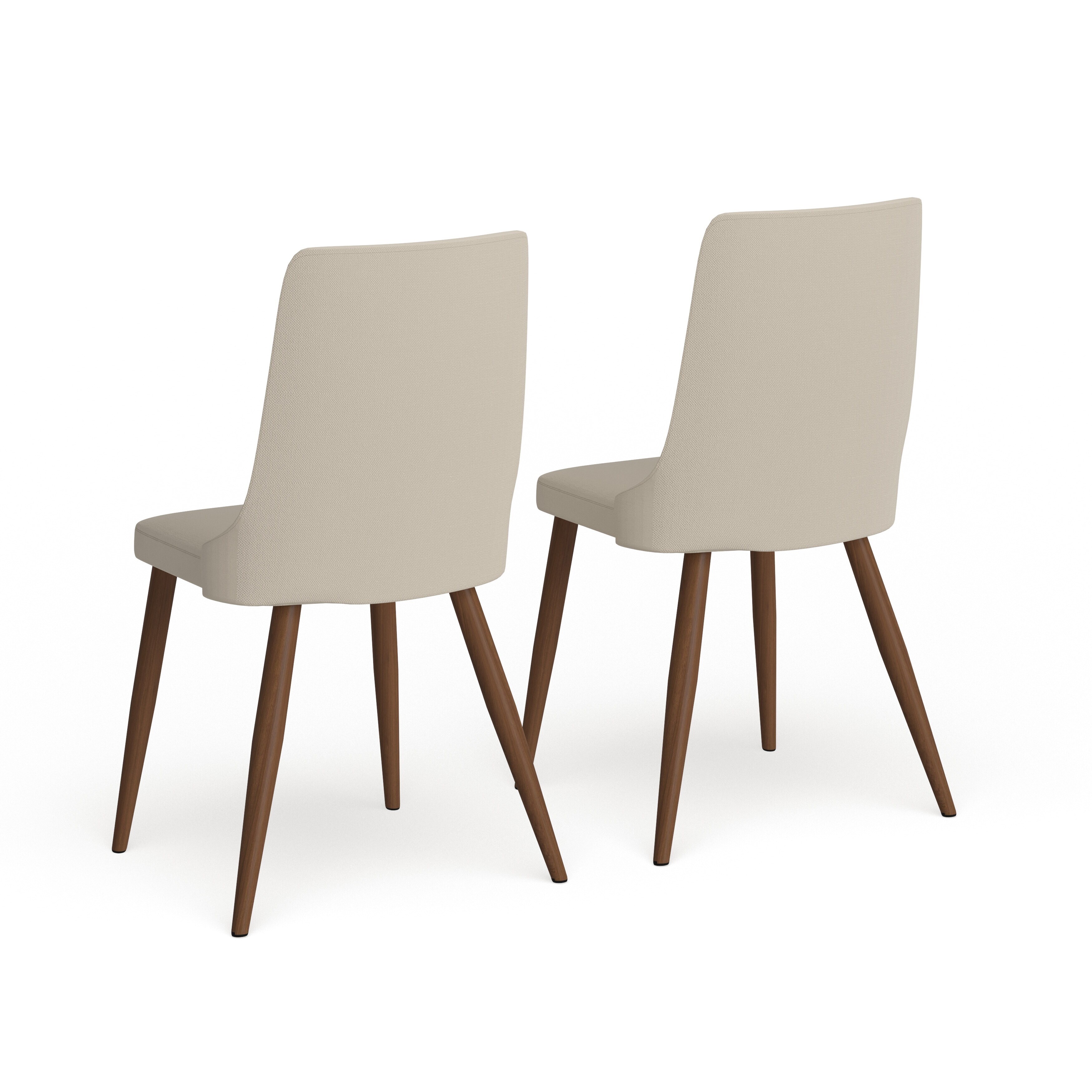 Carson Carrington Kaskinen Mid century Armless Dining Chair Set of 2 On Sale Bed Bath Beyond 20370481