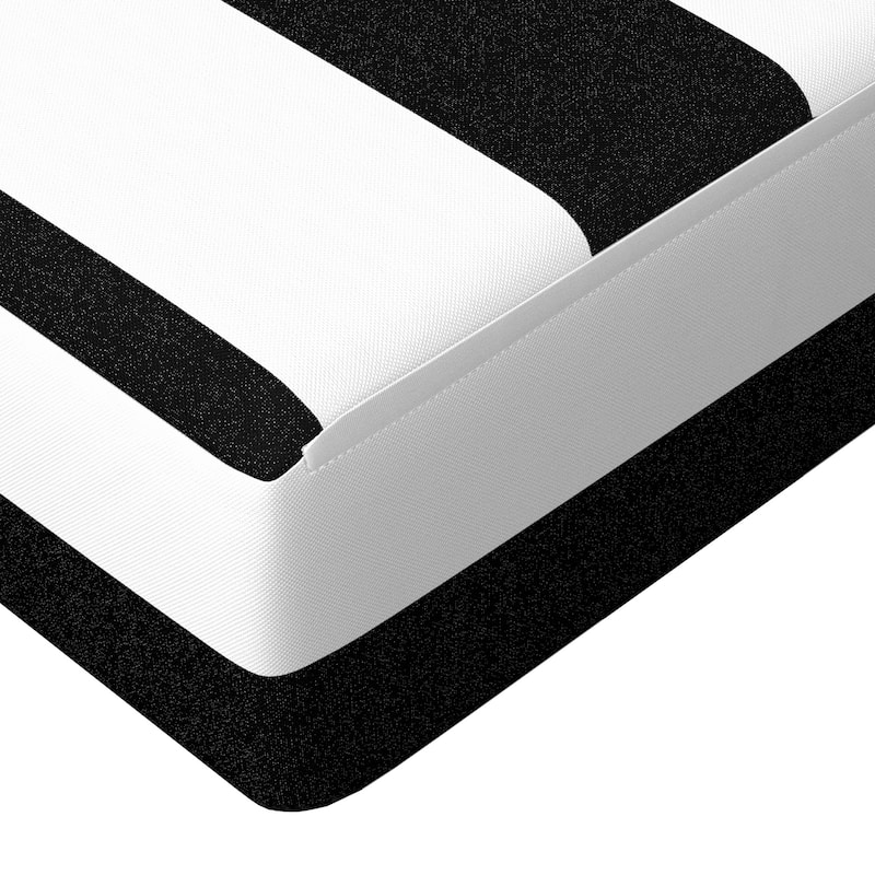 California Umbrella Outdoor Deep Seat Cushion Set, 24" x 48", Sunbrella Fabric, Densified Fiber Fill