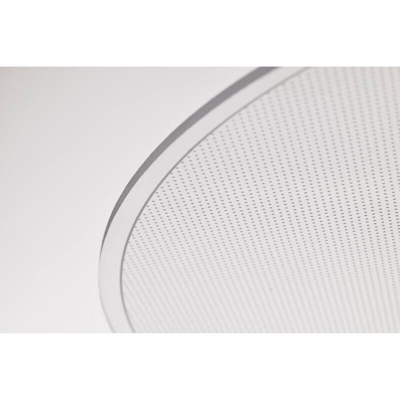 Geneva 18 Inch LED Pendant Matte Black Silk Screened Acrylic Lens - Matte Black
