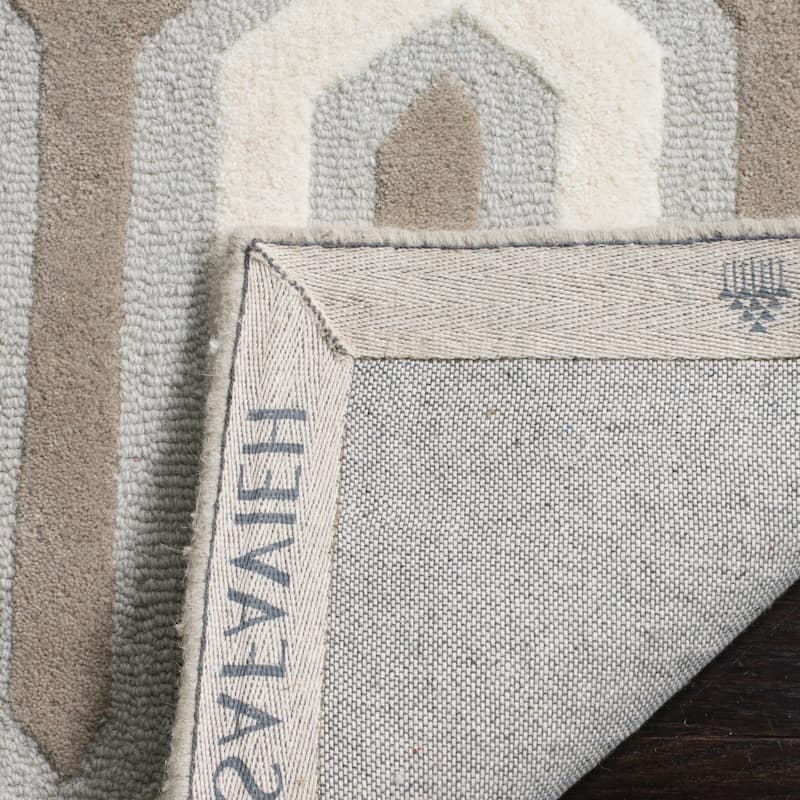 SAFAVIEH, Handmade Cambridge Faiza Modern Moroccan Wool Rug