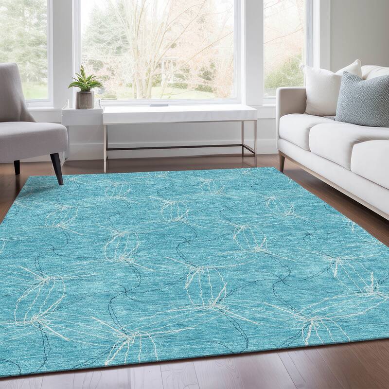 Premium Washable Super Soft Modern Symphony Mayfield Rug