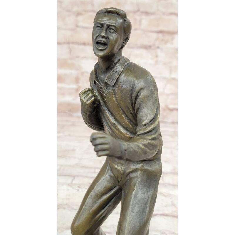 Signed Original Street Fighter Genuine Bronze Sculpture Hot Cast Figurine