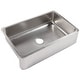 preview thumbnail 2 of 5, Lange Crafted Stainless Steel 32" Single Bowl Farmhouse Apron Kitchen Sink with Wheaton Faucet Kit