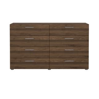 Porch & Den Angus Space-saving 8-Drawer Double Dresser