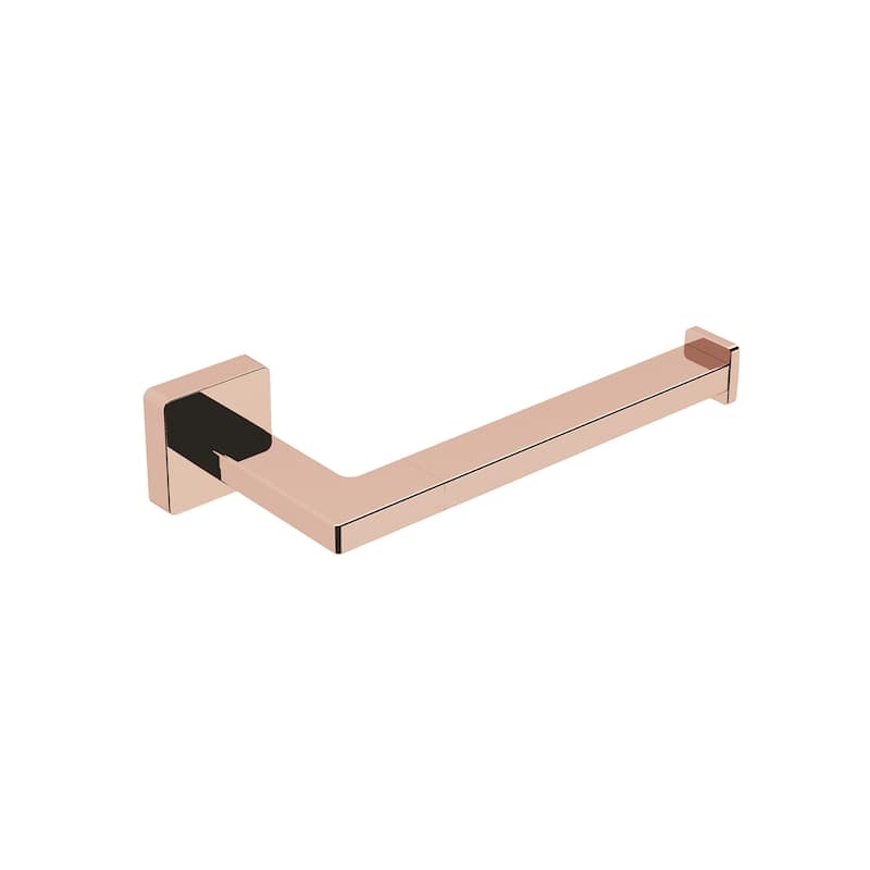 WS Bath Collections Dado Wall Mounted Toilet Paper Holder - Polished Rose Gold