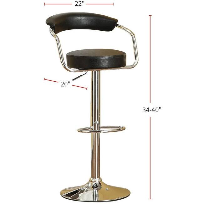 Bistro Swivel Barstool, Adjustable Stool High Chair, Kitchen Island Dining Chair, Counter Reception Chair (Set of 2)