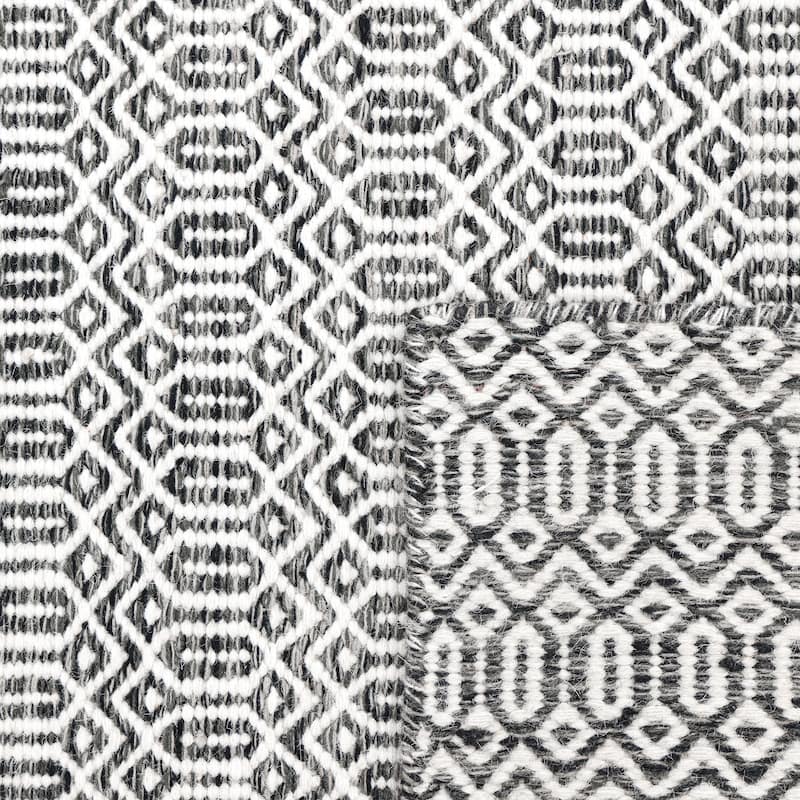 Overton Handmade Modern Contemporary Geometric Area Rug