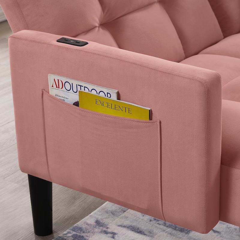 Futon Couch Convertible Folding Sofa Bed Couch for Apartment