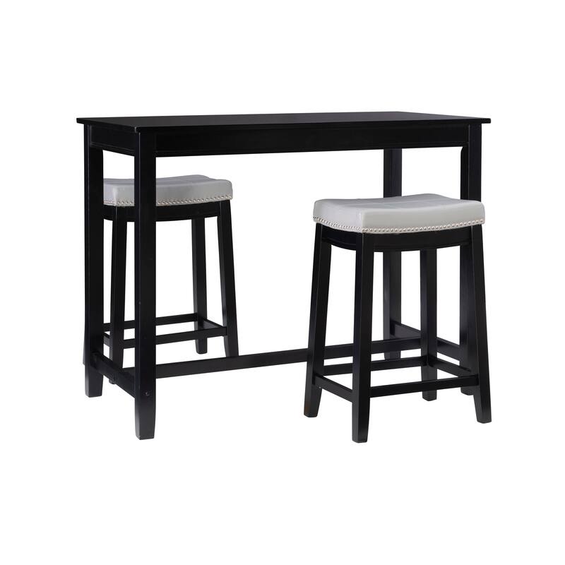 Bridgeport Wooden 3-Piece Counter Height Dining Set