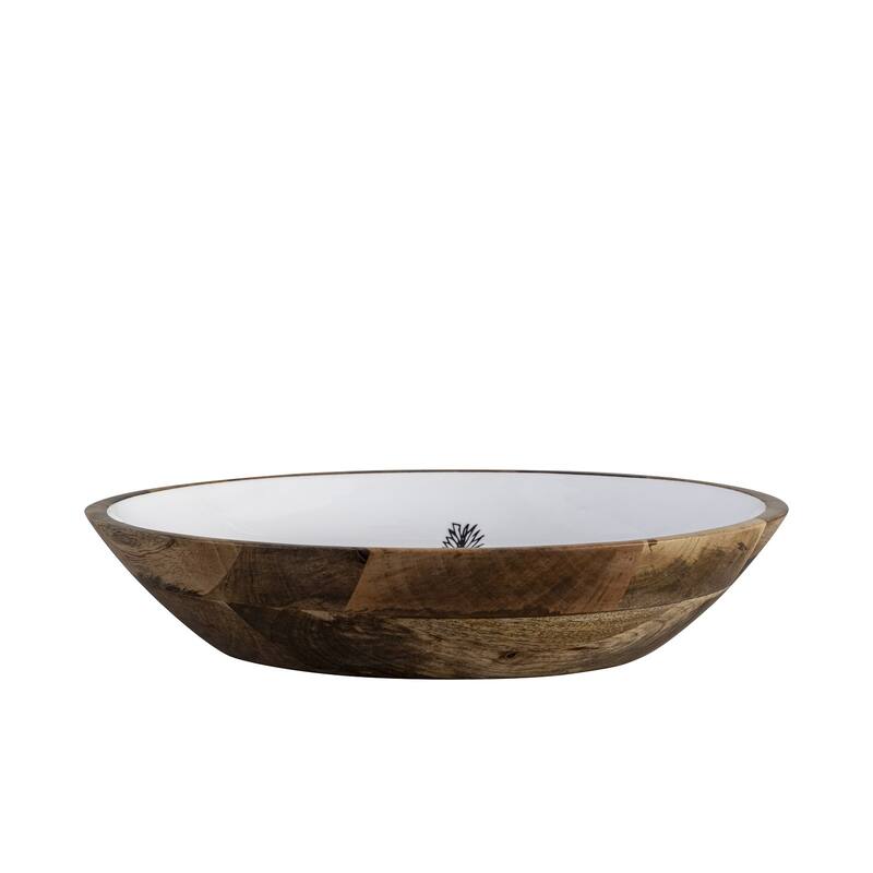 Mango Wood Lg Bowl Natural