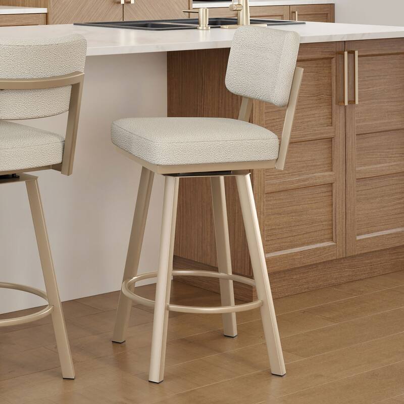 Amisco Alek Swivel Counter and Bar Stool