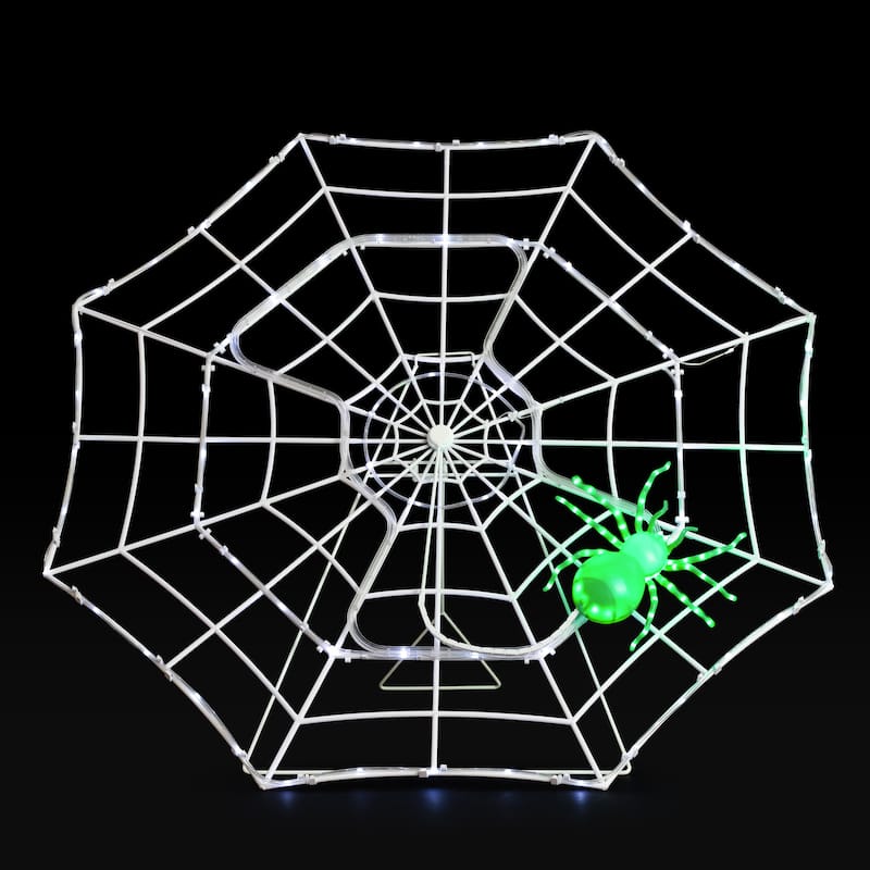 Mr. Halloween 4' Outdoor Animated Spider Web