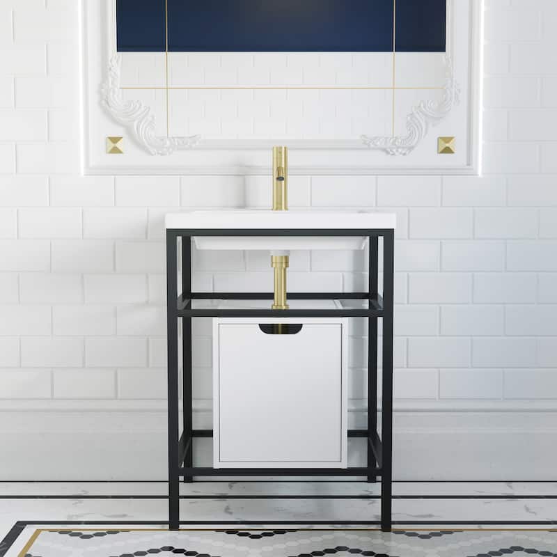 Swiss Madison SM-BV83 Ivy 20" Free Standing Single Basin Vanity Set