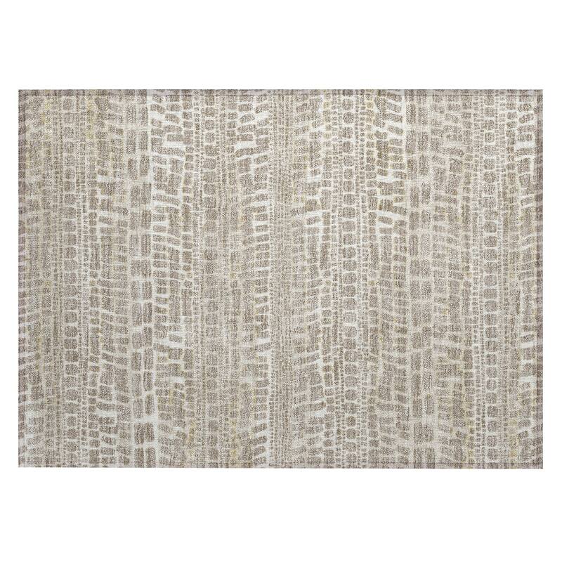 Machine Washable Indoor/ Outdoor Modern Winfield Chantille Rug