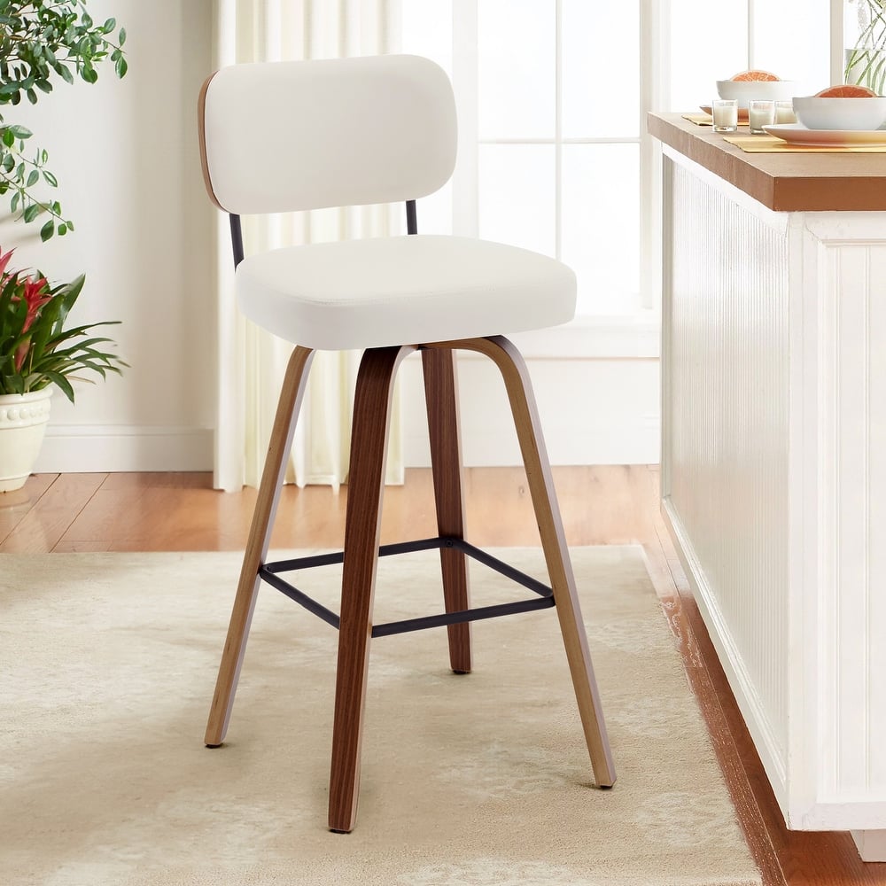 26"/29" Swivel Bar Stools/ Counter Stools with Bentwood Legs