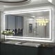 preview thumbnail 56 of 118, KIOTEE Super Bright Anti-fog LED Bathroom Mirror with Backlit and Front Lighting 3-Year Warranty 72x36
