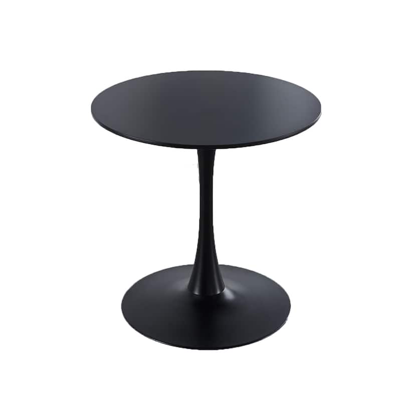 Black Round Dining Table for 2-4 people - Black