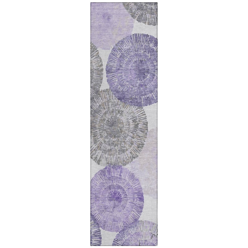 Machine Washable Indoor/ Outdoor Contemporary Devaughn Chantille Rug