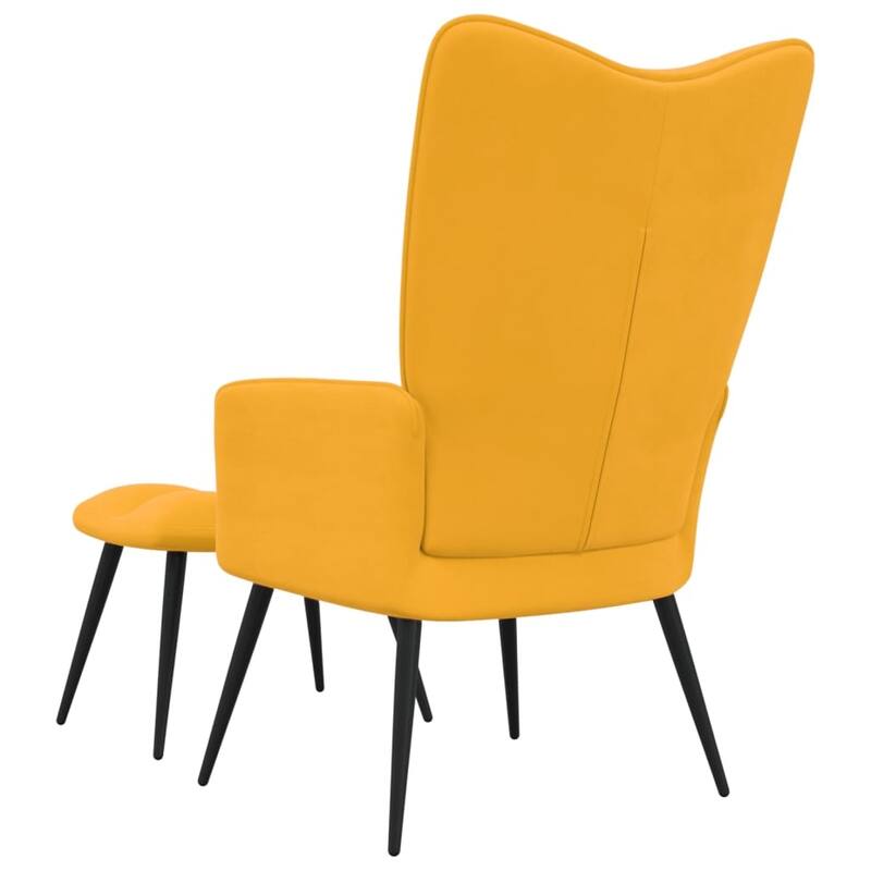 vidaXL Relaxing Chair multi colors Velvet