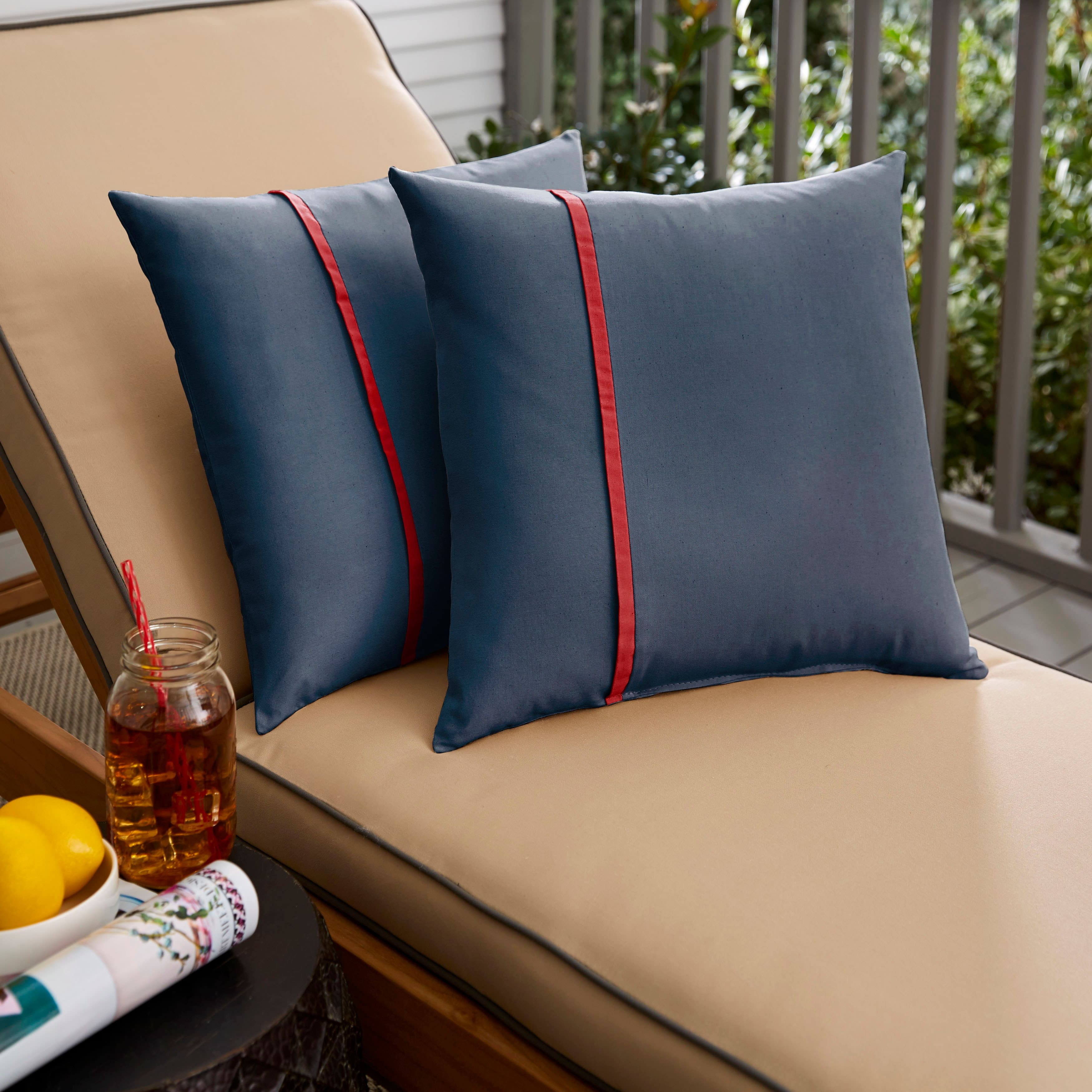 Option Sunbrella - Canvas Navy/Canvas Jockey Red