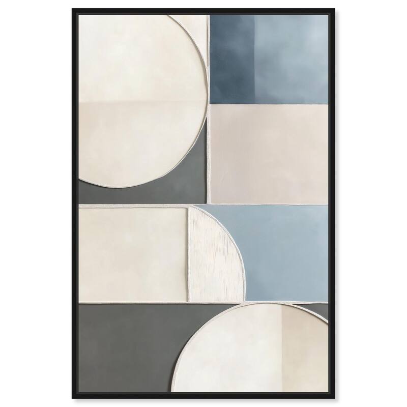 Saloni Walls Canvas by Art Remedy - Black - 16" x 24"