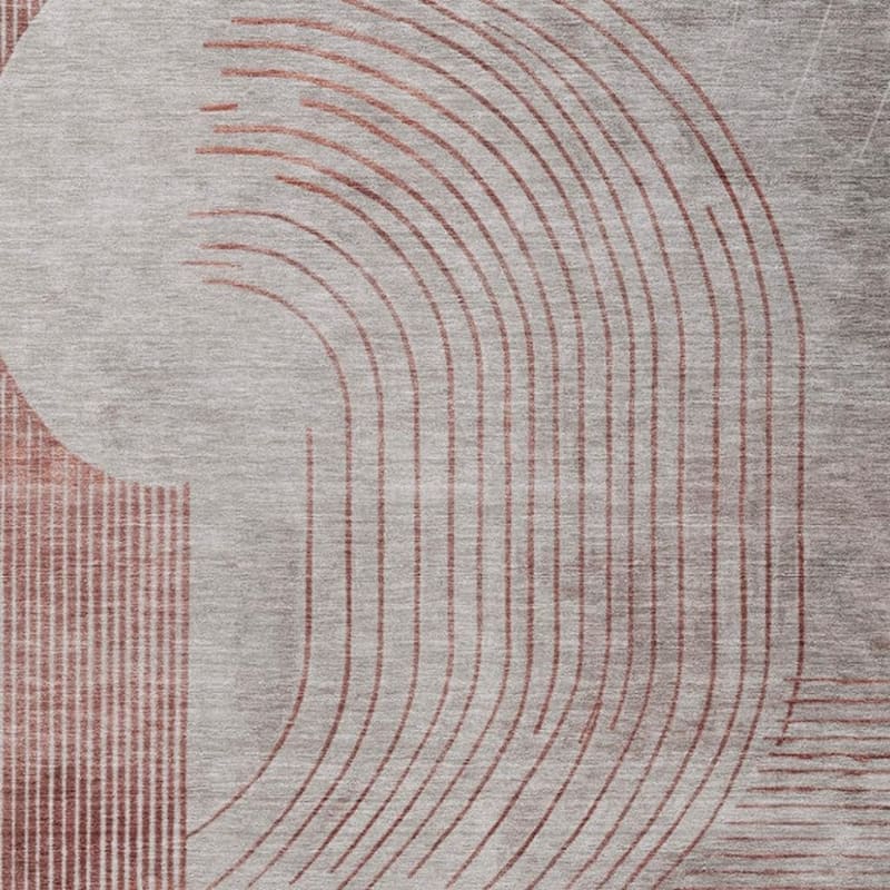HomeRoots Geometric Transitional Rectangle Outdoor Rug