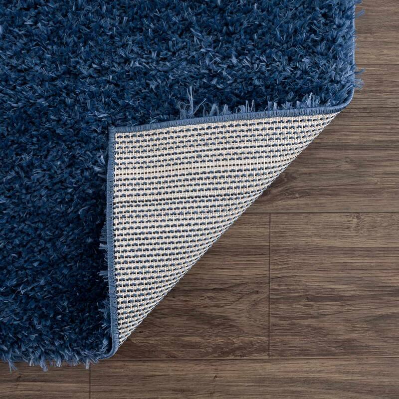 Faina Machine Washable Fluffy Carpet Solid Shag Plain Area Rug
