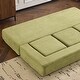 preview thumbnail 5 of 18, Convertible Sectional Sofa with 3 Storage Ottomans - High-Resilience Foam Sleeper, Space-Saving Chenille Floor Sofa