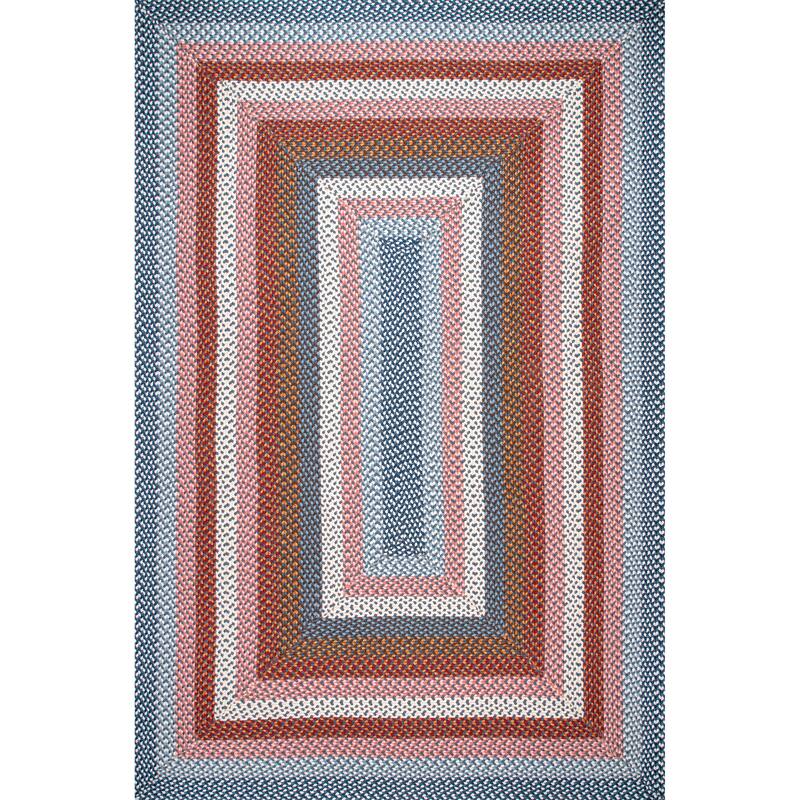 Nuloom Gwyneth Braided Borders Indoor/Outdoor Area Rug