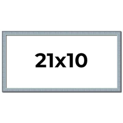 21x10 Frame Rustic Sky Blue Solid Wood Picture Frame | 0.75 Inch