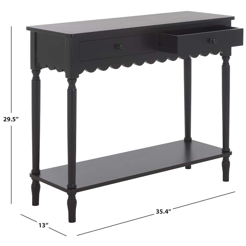 SAFAVIEH Haven 2-Drawer Small Console Table - 35"W x 13"D x 30"H