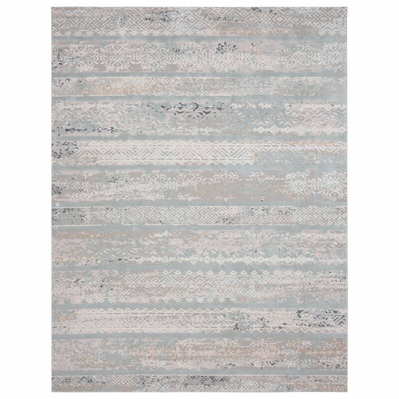 Soho Distressed Abstract Area Rug By HomeRoots - 2' x 3'