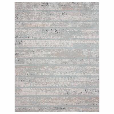 Soho Distressed Abstract Area Rug By HomeRoots - 2' x 3'