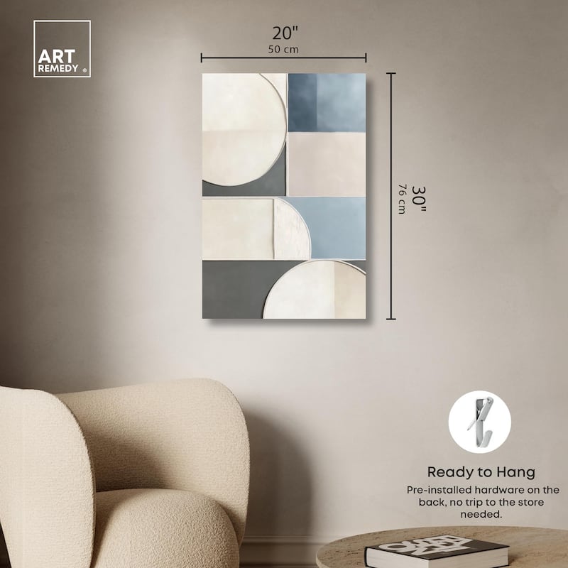 Saloni Walls Canvas by Art Remedy, Gallery Wrapped