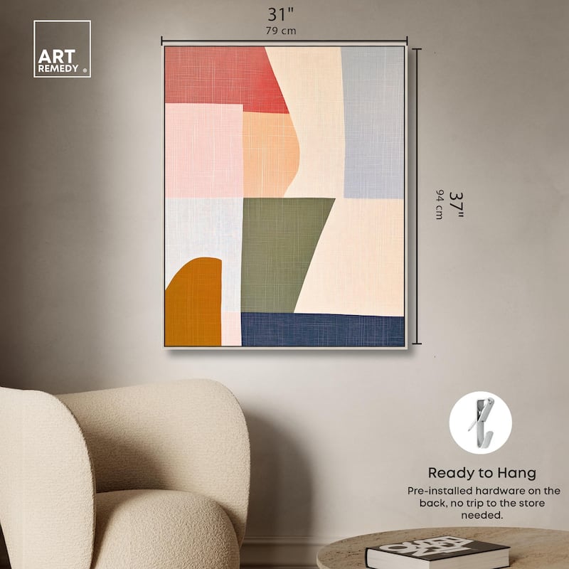 Planar Patchwork I Canvas by Art Remedy