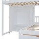preview thumbnail 13 of 28, Storage-Savvy Design Full Over Twin Bunk Bed with Wardrobe, Drawers