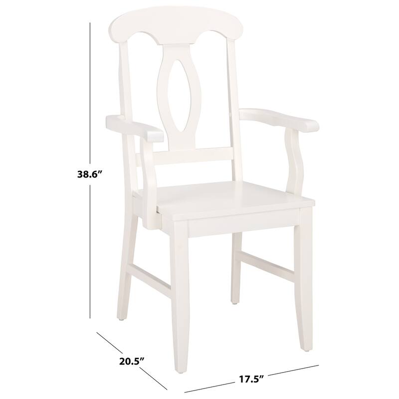 SAFAVIEH Home Hannelore Arm Chair - 18"W x 21"D x 39"H