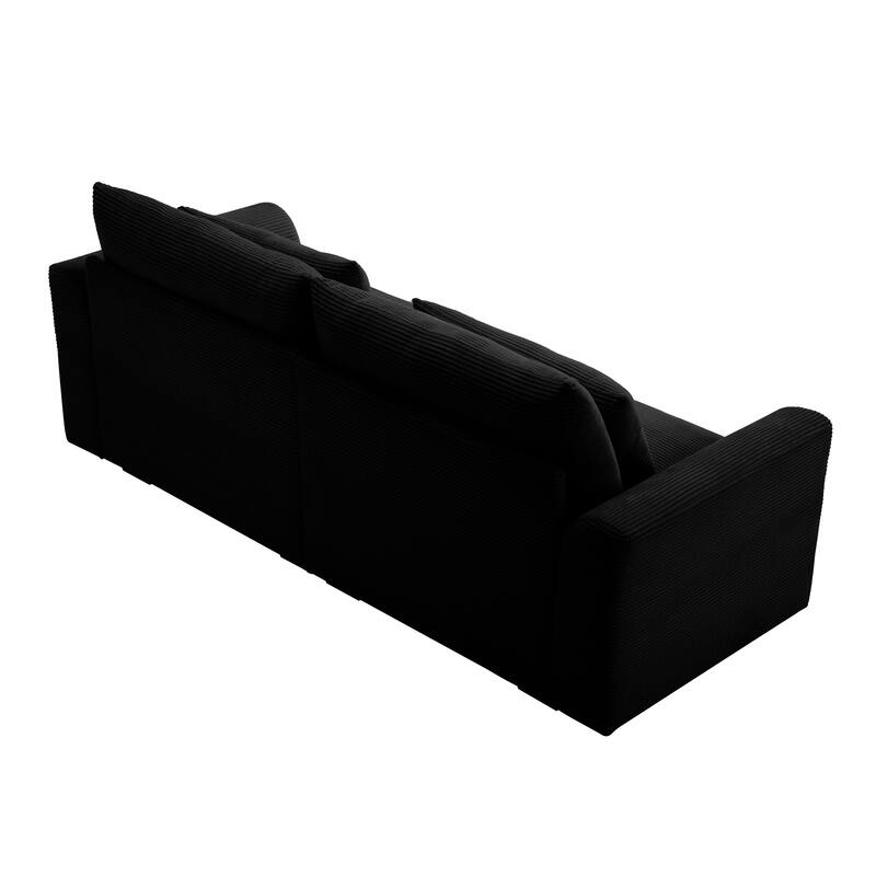 GDFStudio - Windsor Corduroy 2 Seater Sofa with Armrests