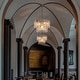 preview thumbnail 9 of 14, 20 in. Gold Modern Glass Chandelier 5-Light Glam Dimmable Pendant Light Fixture for Dining Room
