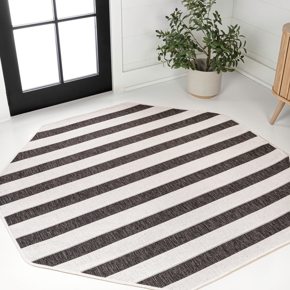 JONATHAN Y Tavira Wide Stripe Indoor/Outdoor Area Rug