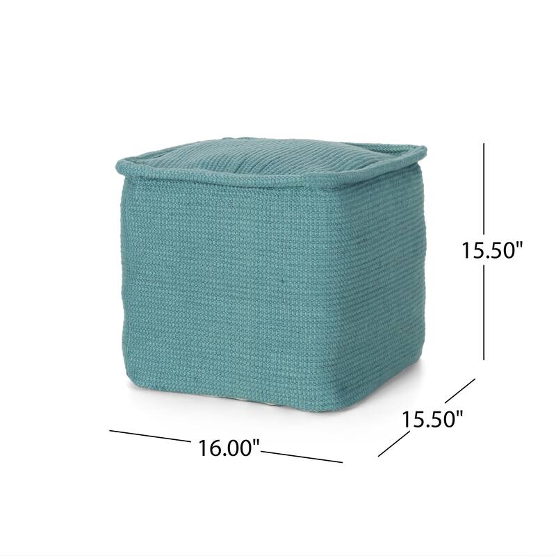 Hansolo Yarn Square Pouf,Comfortable choice, multiple functions, classic design, and cozy corners