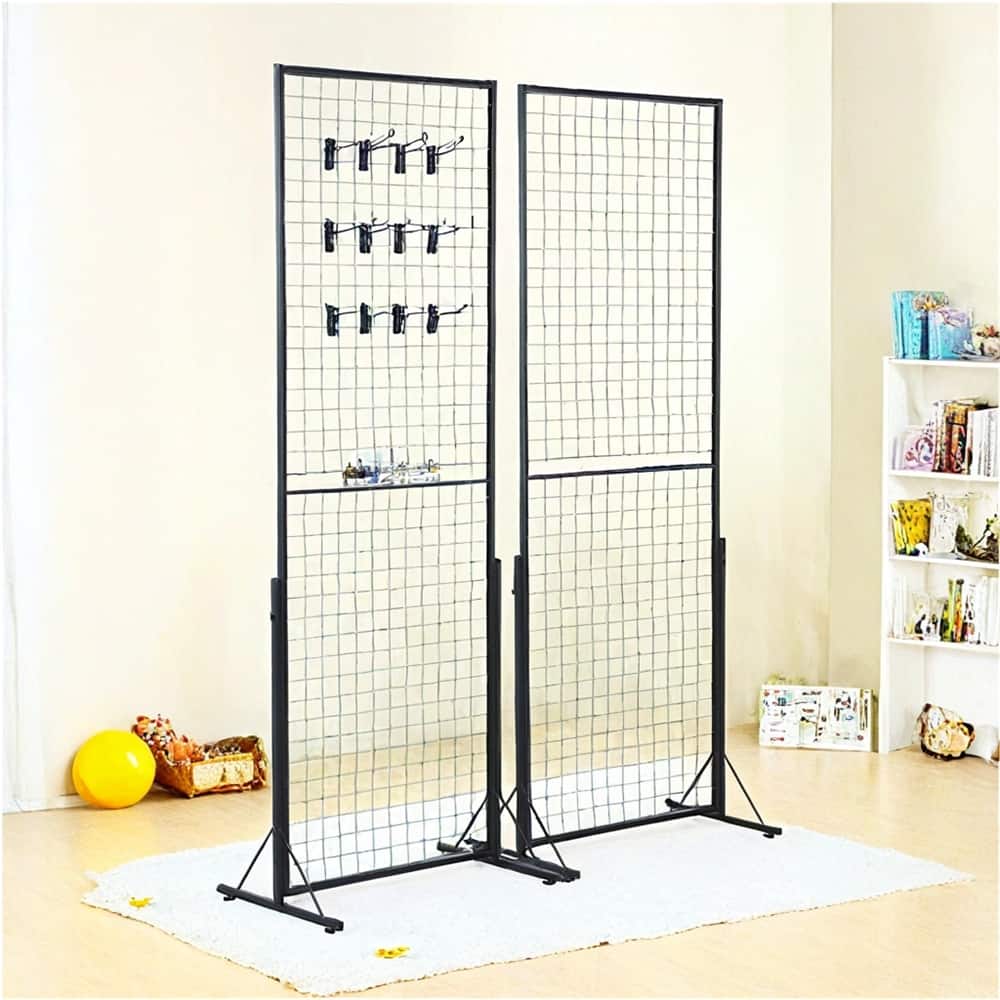 2' x 5.6' Grid Wall Panels Tower(2 Packs),Double-Sided Wire Gridwall