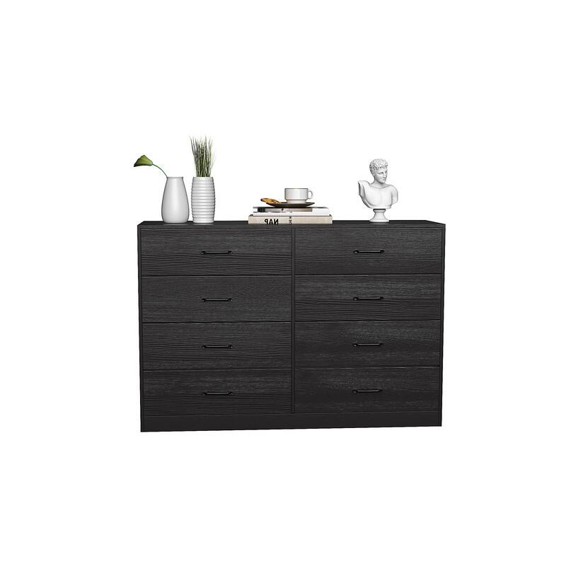 8-Drawer Double Dresser Storage Tower Organizer Unit