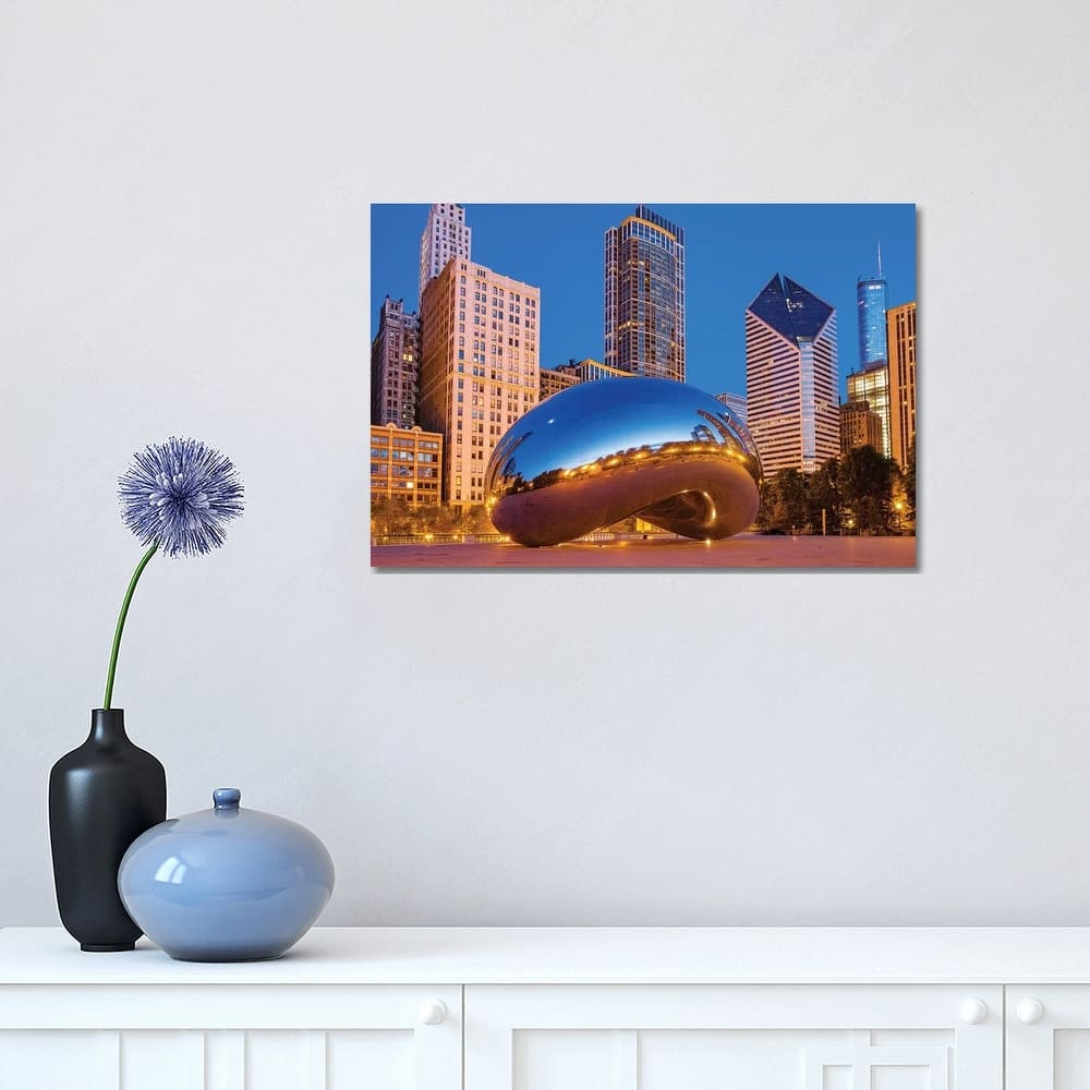 iCanvas "Cloud Gate, The Bean, Millennium Park " by Susanne Kremer Canvas Print