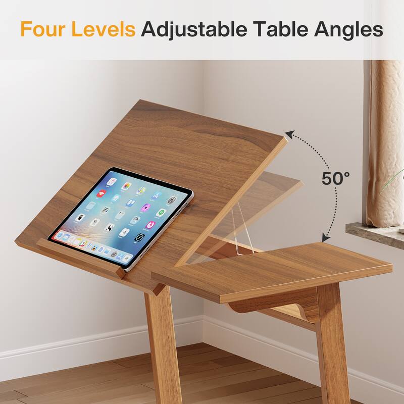 C-Shaped End Table