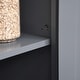 preview thumbnail 25 of 23, HOMCOM Kitchen Buffet Hutch Wooden Storage Cupboard with Framed Glass Door, Drawer and Microwave Space - 27"x15.75"x64.5"