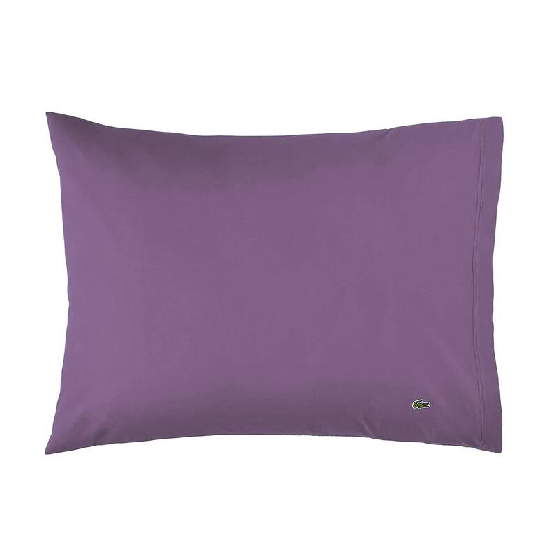 Lacoste Percale Cotton Solid Sheet Set
