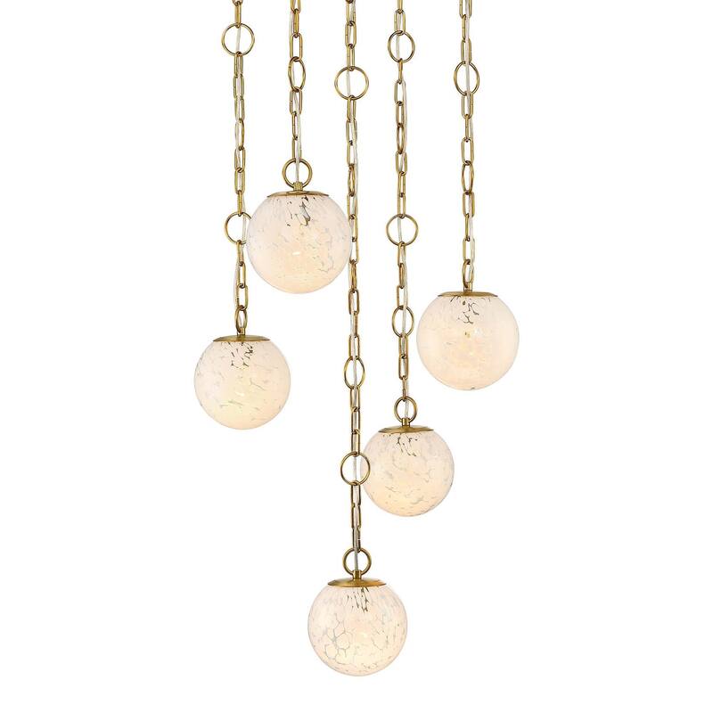 Designers Fountain D329M-5CH Wine Flower 5 Light 25" Wide Chandelier - Brushed Gold